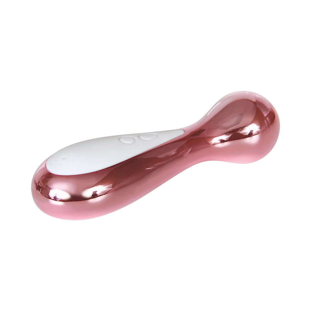 Evolved Starlite Light-Up Rechargeable Chrome Mini Vibrator Pink - Fantasies Boutique