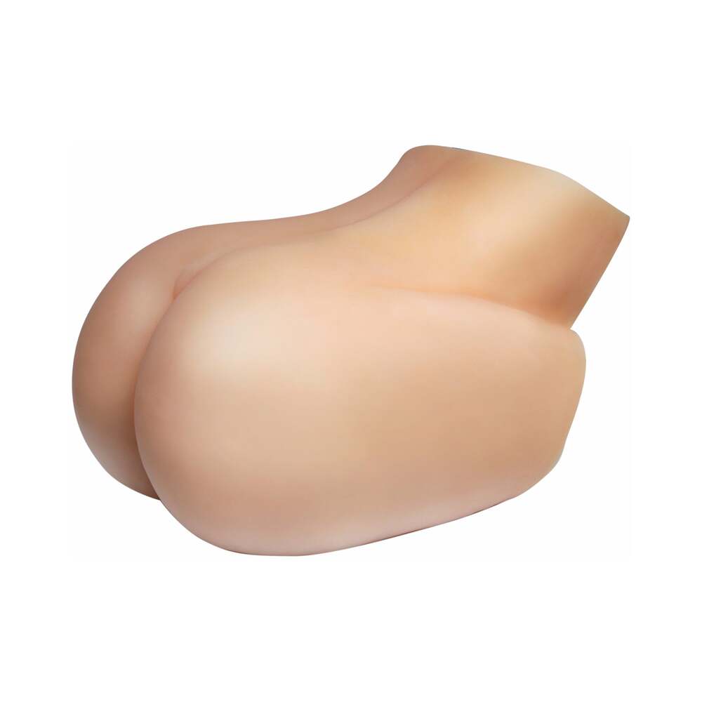PDX Extreme Fuck Me Silly Dual-Entry Mega Masturbator Beige - Fantasies Boutique