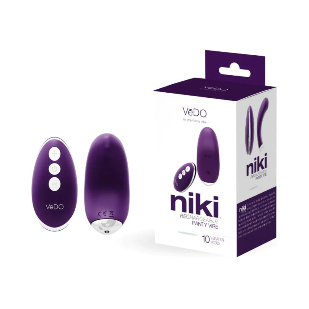 VeDO Niki Rechargeable Panty Vibe Deep Purple - Fantasies Boutique