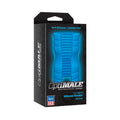OptiMALE TRUSKYN Silicone Stroker Ribbed Blue - Fantasies Boutique