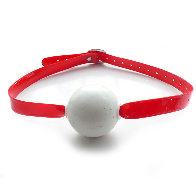 KinkLab Jawbreaker Ball Gag (Red) - Fantasies Boutique