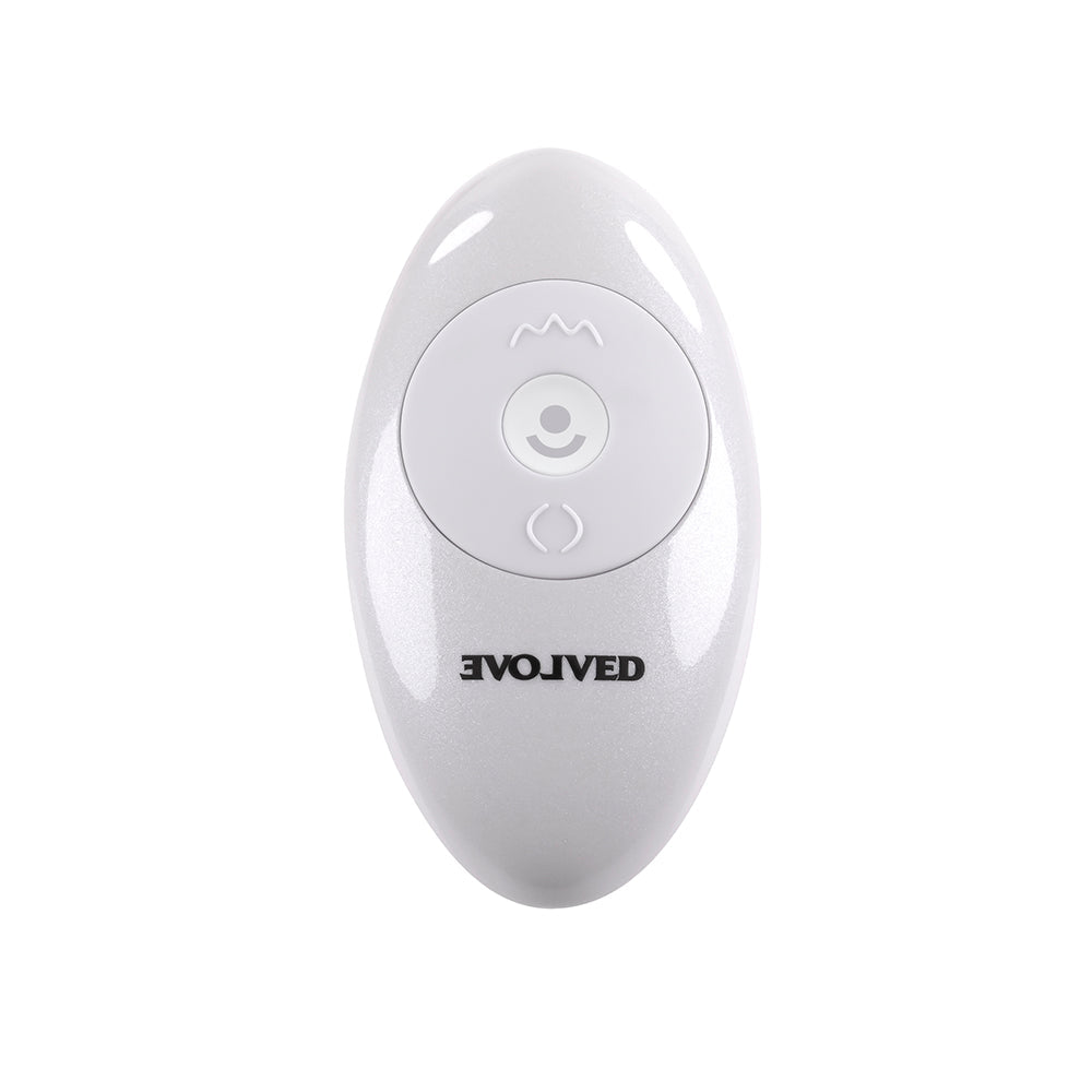 Evolved Full Monty Rechargeable Remote-Controlled Thrusting Twirling 9 in. Silicone Dildo Light - Fantasies Boutique
