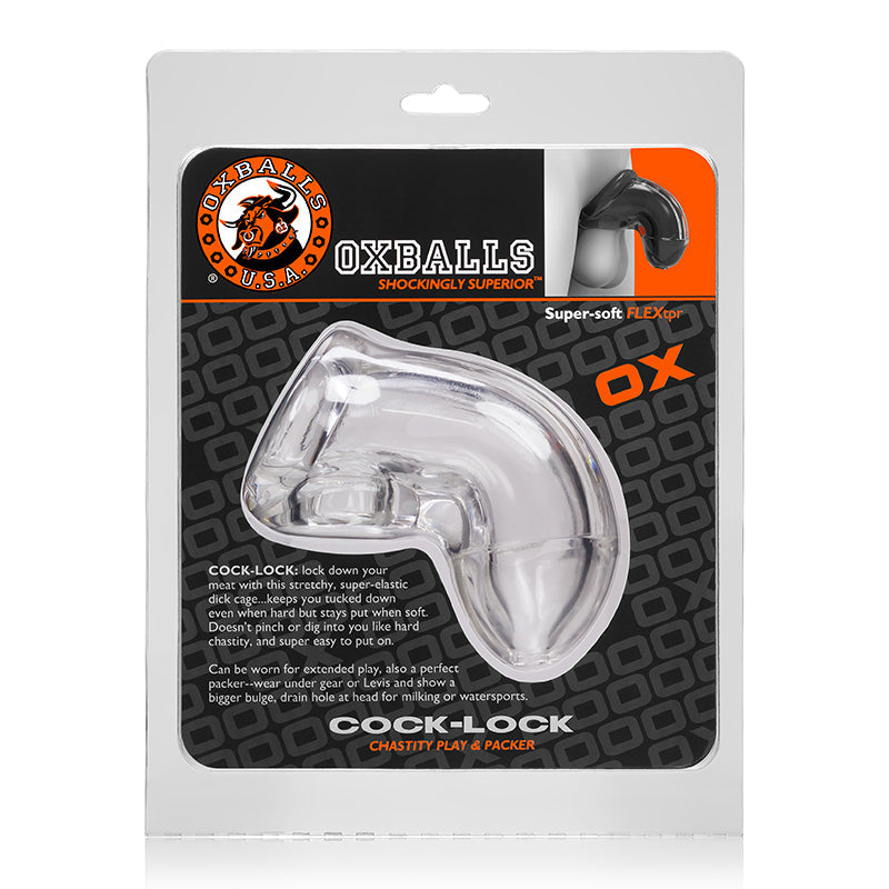 OxBalls Cock-Lock, Chastity, Clear - Fantasies Boutique