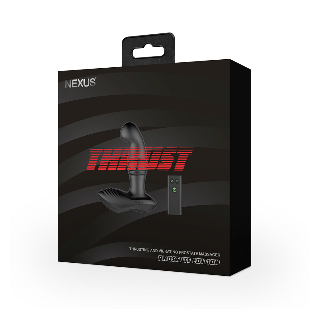 Nexus Thrust Prostate Edition Thrusting Vibrating Prostate and Perineum Massager Black - Fantasies Boutique
