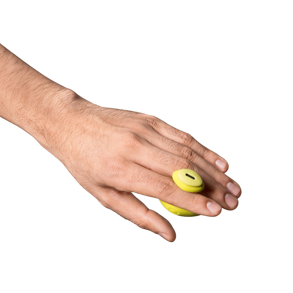 Dame Fin 2.0 Finger Vibrator Citrus