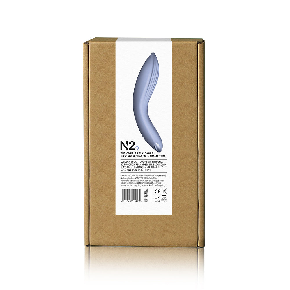 NIYA 2 Rechargeable Silicone Couples Massager Cornflower - Fantasies Boutique