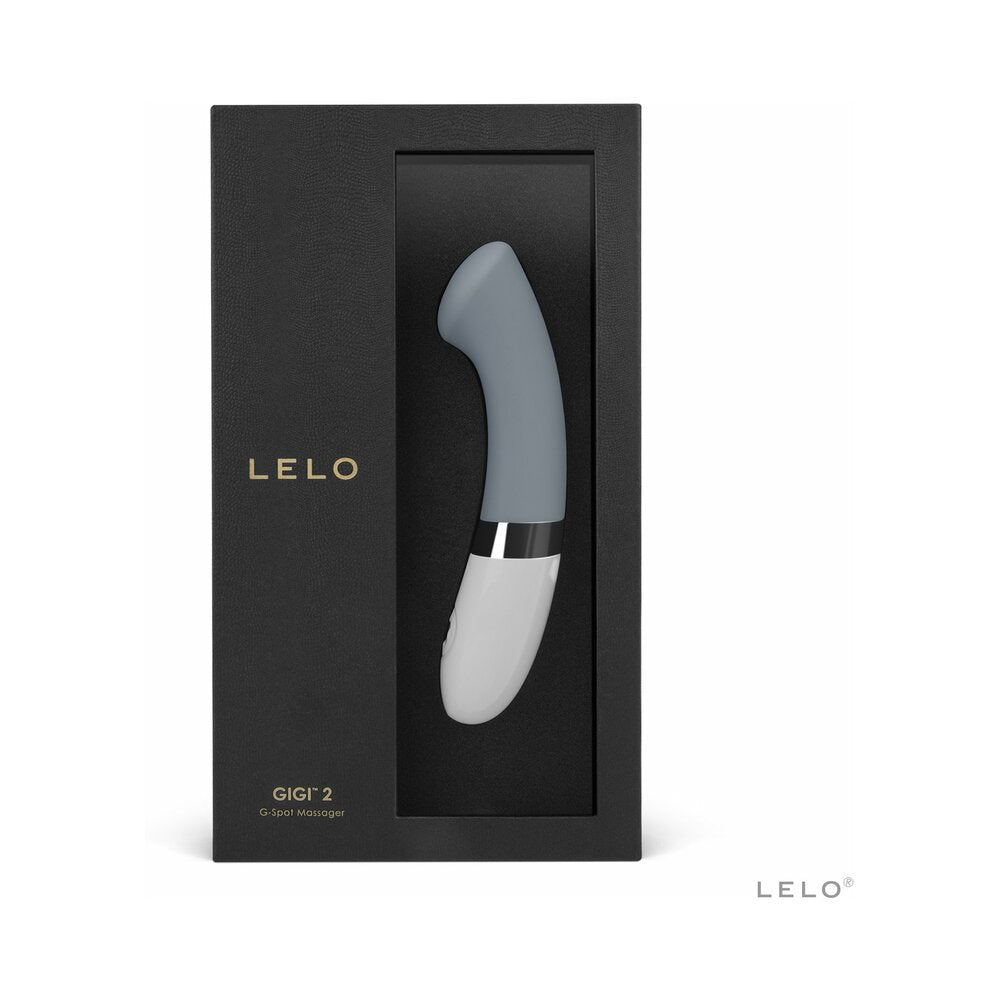 LELO GIGI 2 Rechargeable G-Spot Vibrator Cool Gray - Fantasies Boutique