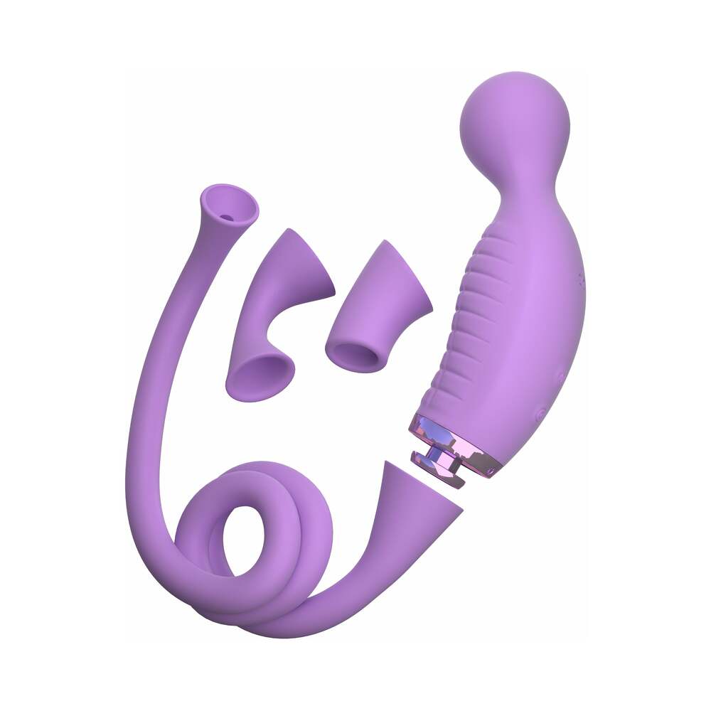 Fantasy For Her Ultimate Climax-Her Dual Stimulator Purple - Fantasies Boutique