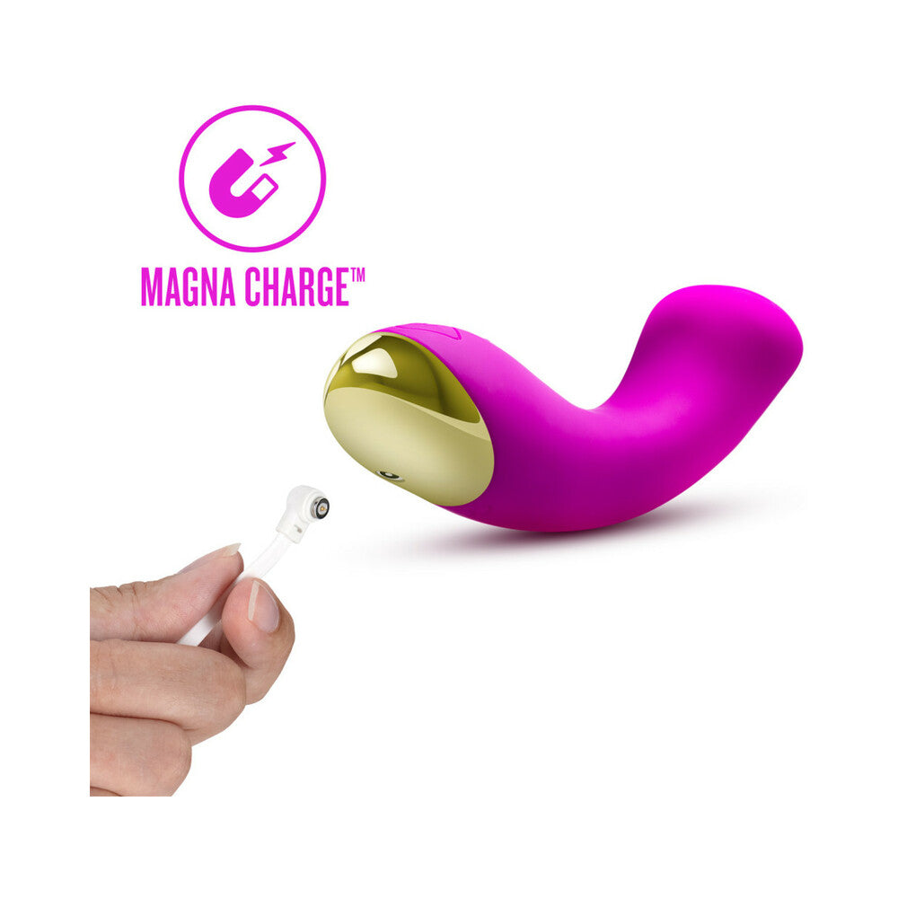 Aria Bangin' AF Rechargeable Silicone G-Spot Vibrator Purple - Fantasies Boutique