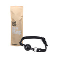 Doc Johnson Ball Gag In A Bag Faux Leather Breathable Black - Fantasies Boutique