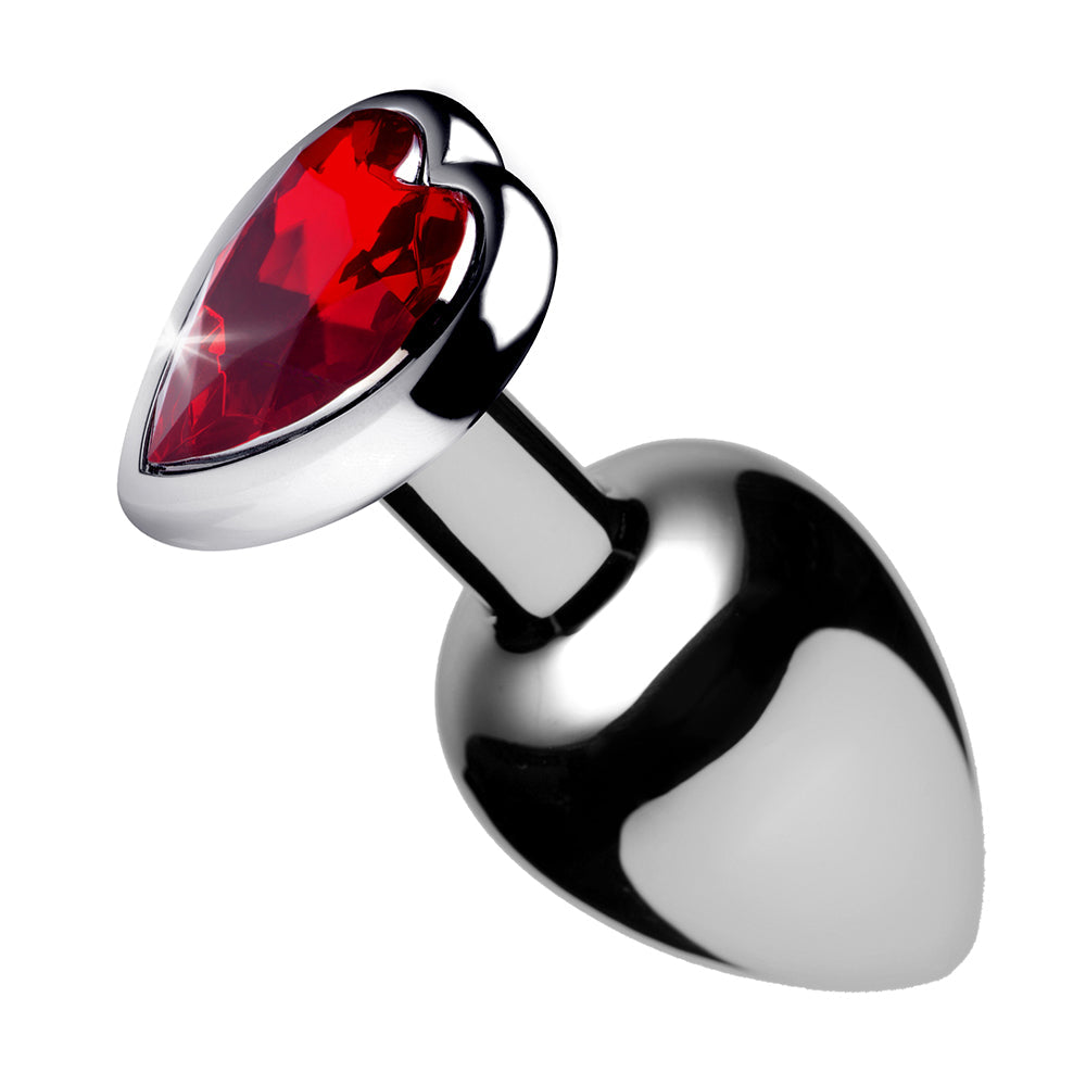 Booty Sparks Red Heart Gem Anal Plug M