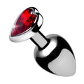 Booty Sparks Red Heart Gem Anal Plug M