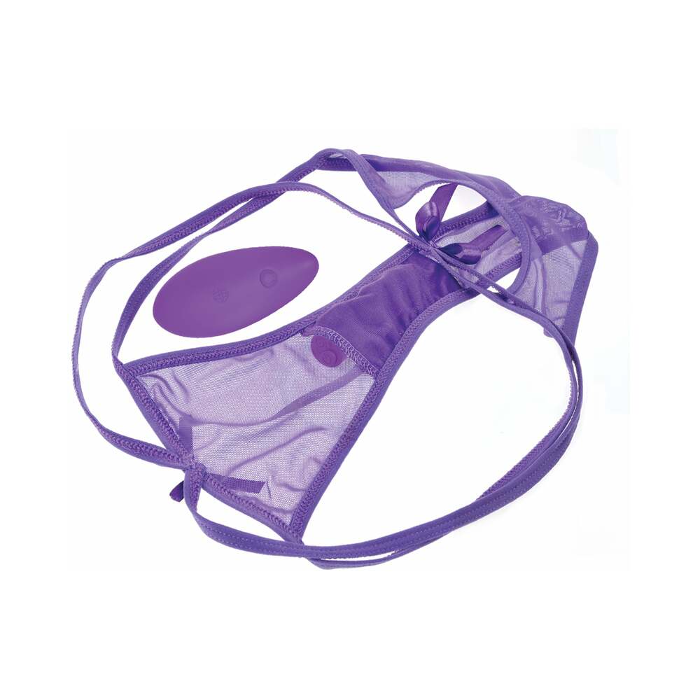 Fantasy For Her Petite Panty Thrill-Her Panty & Vibrator Purple - Fantasies Boutique