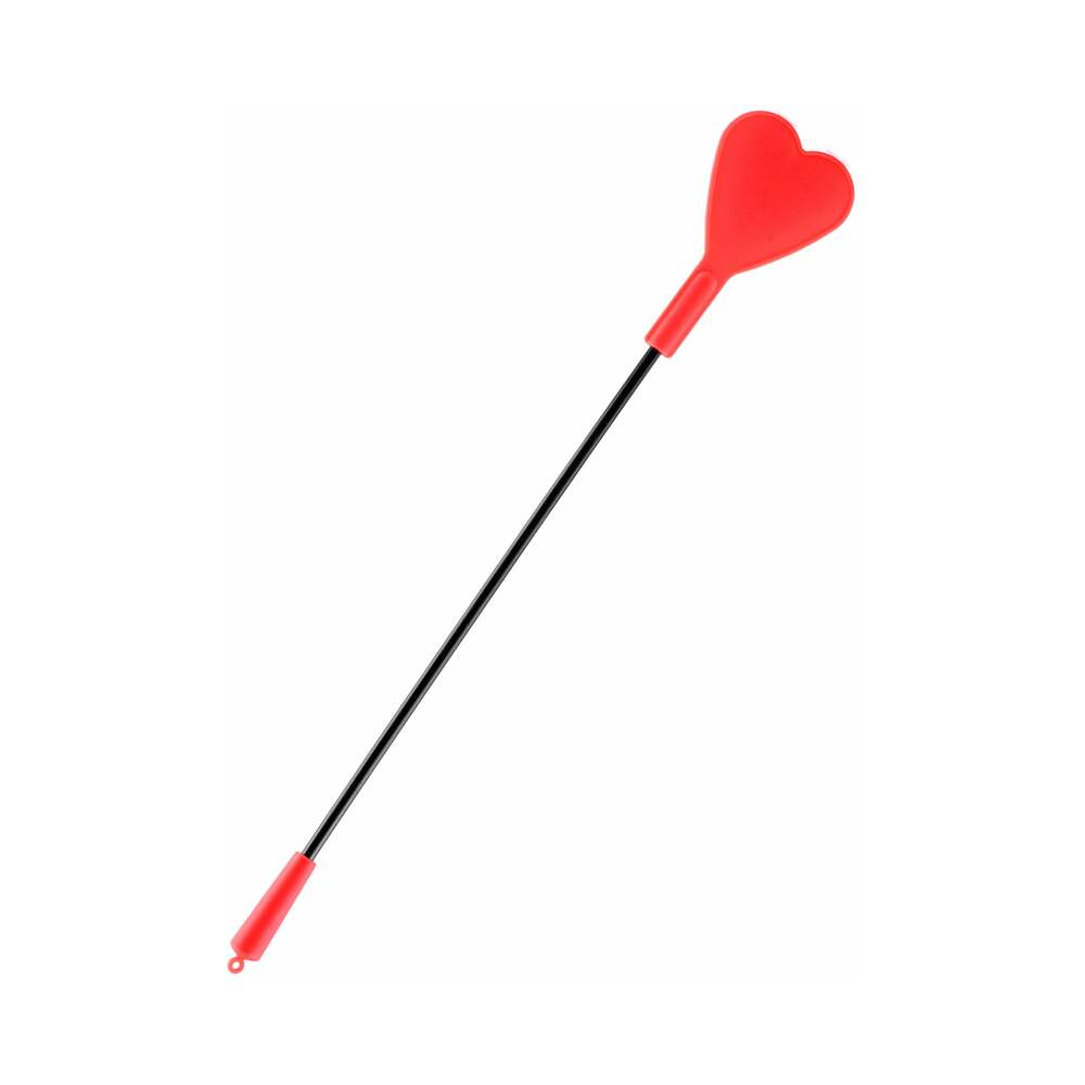 Fetish Fantasy Series Silicone Heart Crop Red - Fantasies Boutique