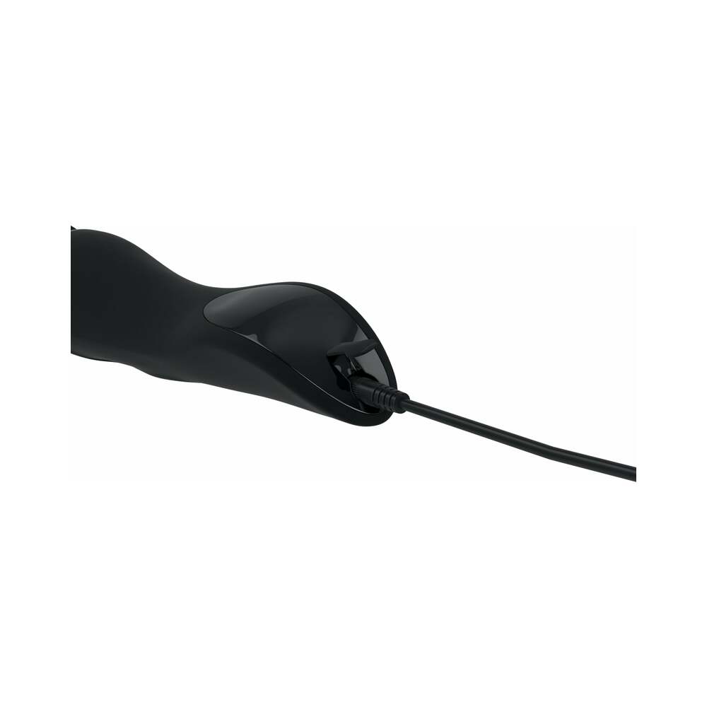 Wanachi Body Recharger Rechargeable Silicone Wand Vibrator Black - Fantasies Boutique