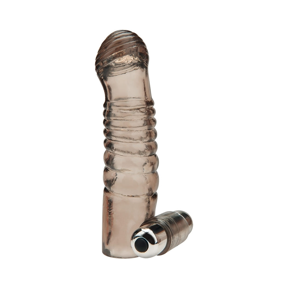 Blue Line 5.25 in. Vibrating Penis Enhancing Sleeve Extension - Fantasies Boutique