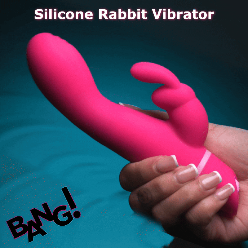BANG! Silicone Rabbit Vibrator Pink