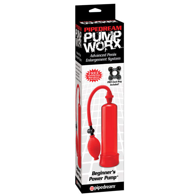 Pump Worx Beginner's Power Pump Red - Fantasies Boutique