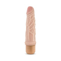 Dr. Skin Vibe 3 Realistic 7.25 in. Vibrating Dildo Beige - Fantasies Boutique