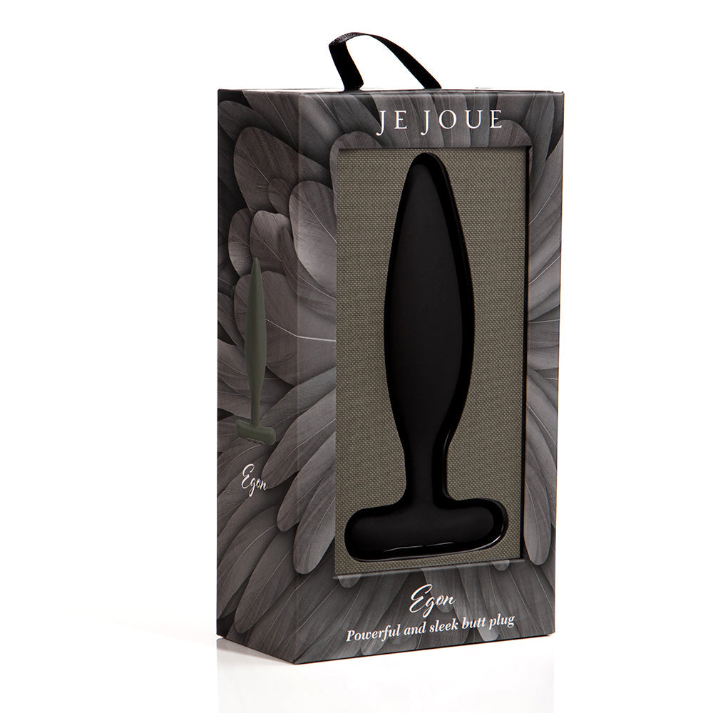 Je Joue Egon Vibrating Butt Plug Black - Fantasies Boutique