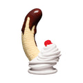 Simply Sweet Chocolate Dipped Banana Split Premium Silicone Dildo