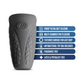 Blush M Elite Platinum Gript Silicone Stroker Black - Fantasies Boutique