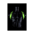 Ouch! Glow in the Dark Bonded Leather Sling Harness Neon Green L/XL