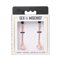 Sportsheets Sex & Mischief Brat Pearl Nipple Jewelry - Fantasies Boutique