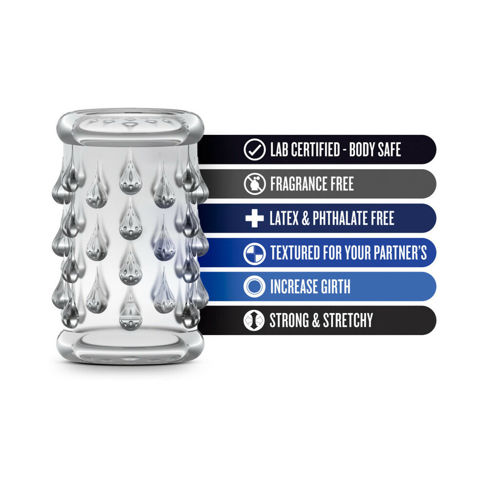 Blush Stay Hard Cock Sleeve 05 Penis Enhancer Clear - Fantasies Boutique