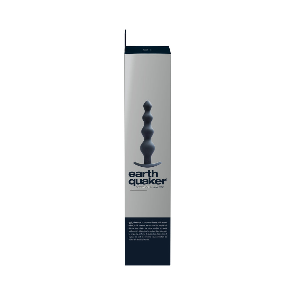 VeDO Earth Quaker Anal Vibe - Just Black - Men's - Fantasies Boutique