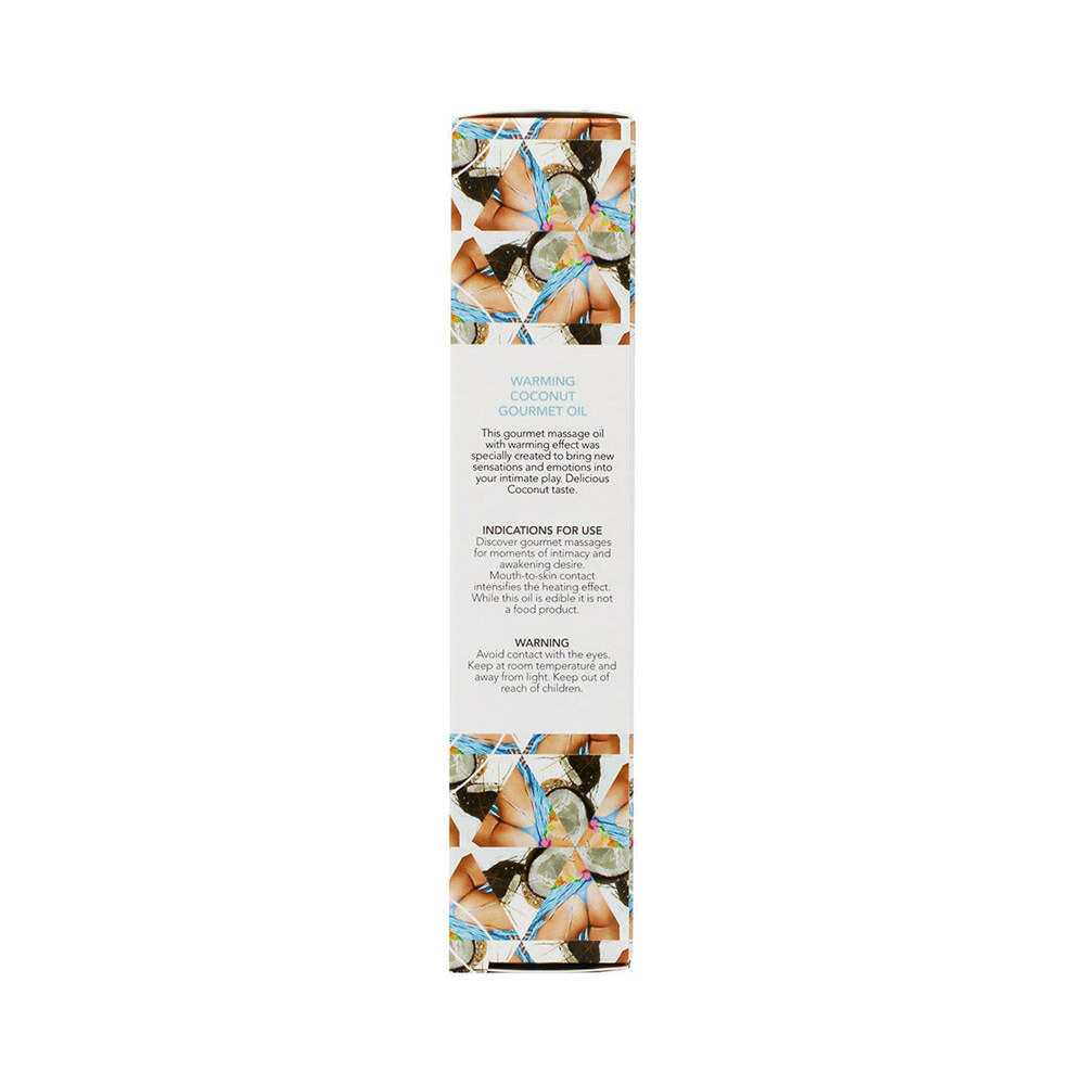 Exsens Warming Massage Oil Coconut 1.7 oz. - Fantasies Boutique