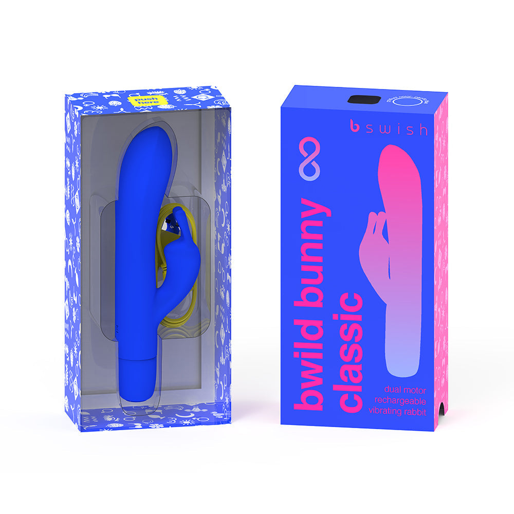 B Swish Bwild Bunny Infinite Classic Vibrator Pacific Blue - Fantasies Boutique