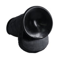RealRock Extra Thick 8 in. Dildo with Balls Black - Fantasies Boutique