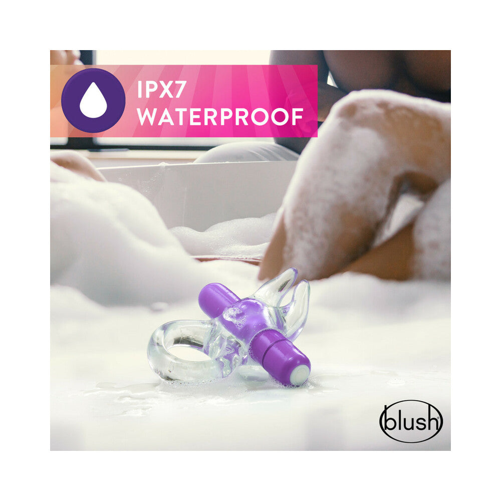 Play with Me Bull Vibrating C-Ring Purple - Fantasies Boutique