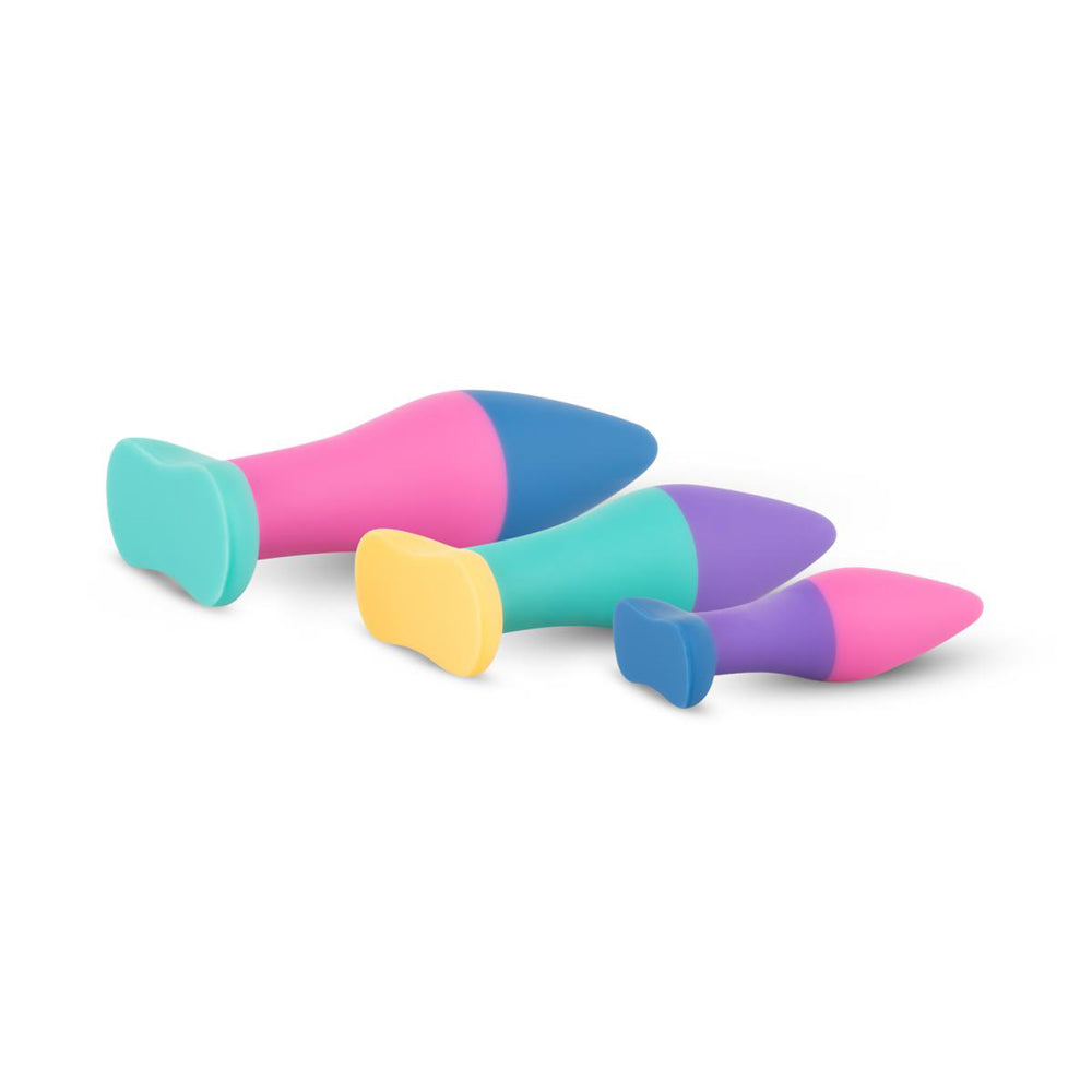 PMV20 Koda 3-Piece Butt Plug Set Multicolor - Fantasies Boutique