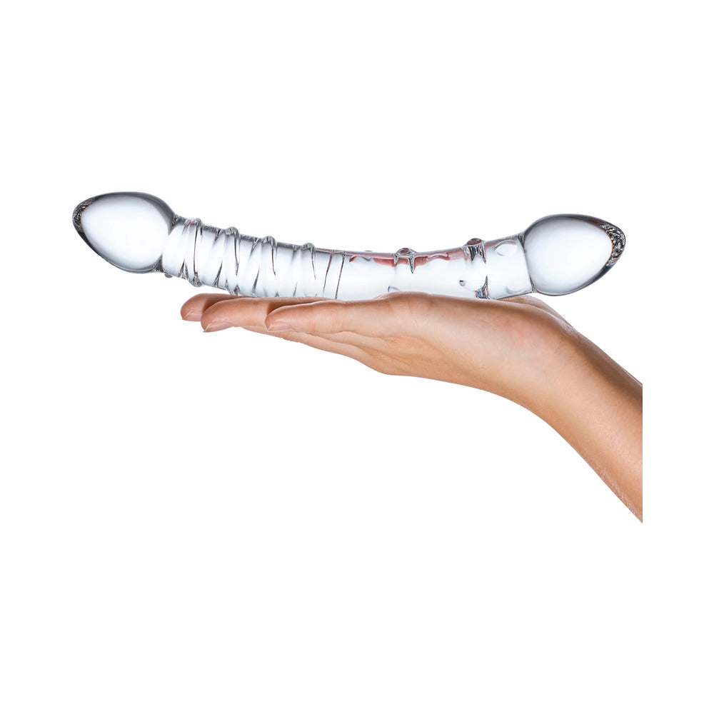 Glas 10 in. Double Trouble Glass Dildo - Fantasies Boutique