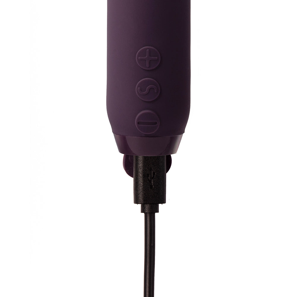Je Joue Duet Rechargeable Silicone Multi-Surfaced Bullet Vibrator Purple - Fantasies Boutique