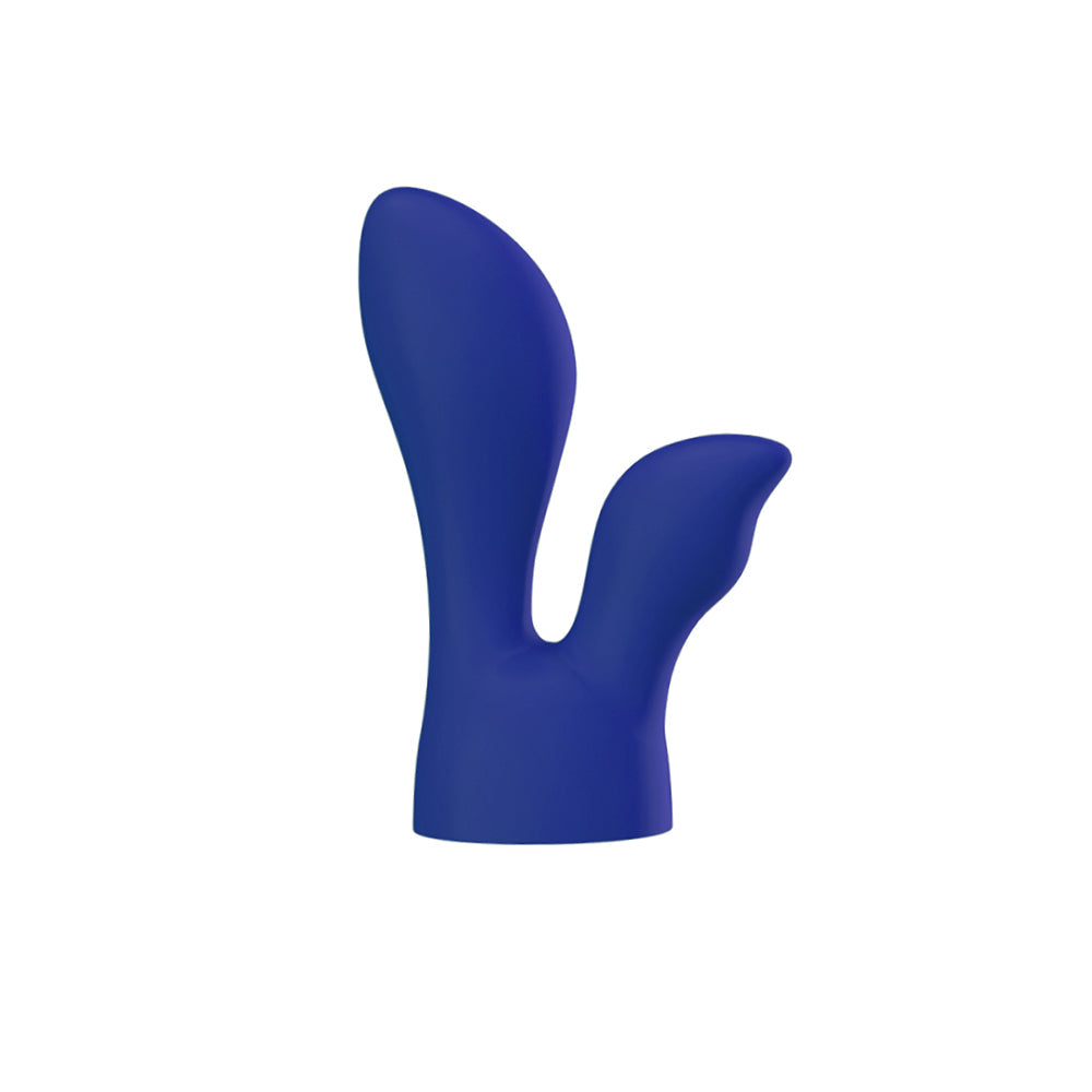 PalmPower PalmSensual Attachments 2-Piece Silicone Massager Heads Blue - Fantasies Boutique