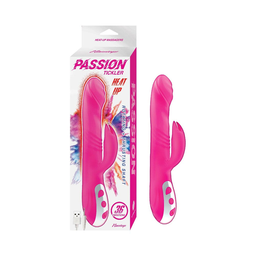 Passion Tickler Heat Up Dual Stimulator Pink - Fantasies Boutique