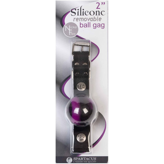 Spartacus Silicone Removable Ball Gag 2in. (Swirl) - Fantasies Boutique