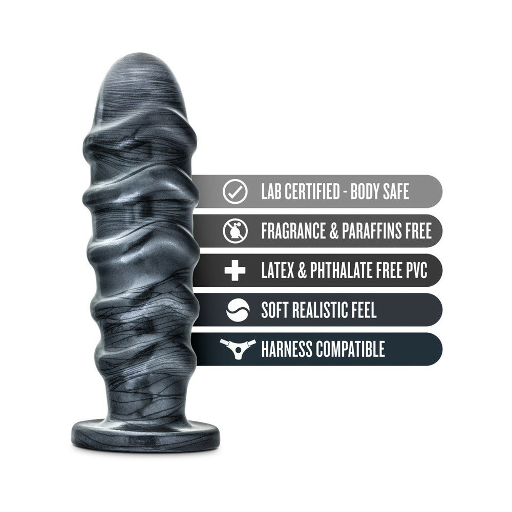 Blush Jet Annihilator 11 in. Anal Plug Carbon Metallic Black - Fantasies Boutique