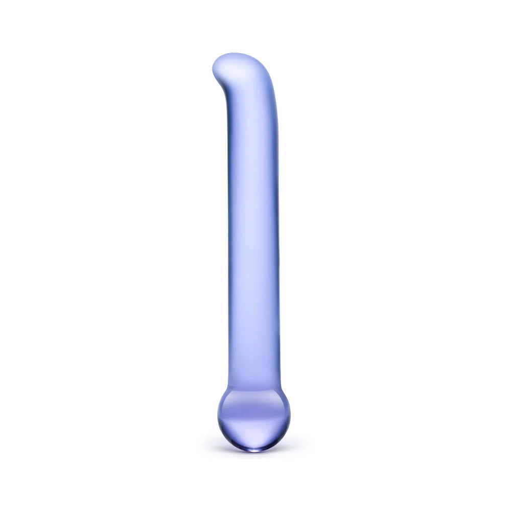 Glas 6.75 in. Purple G-Spot Tickler Glass Dildo - Fantasies Boutique