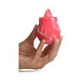 Curve Toys Gossip Cum Into Bloom Rechargeable Silicone Licking Rose Pink Twirl - Fantasies Boutique