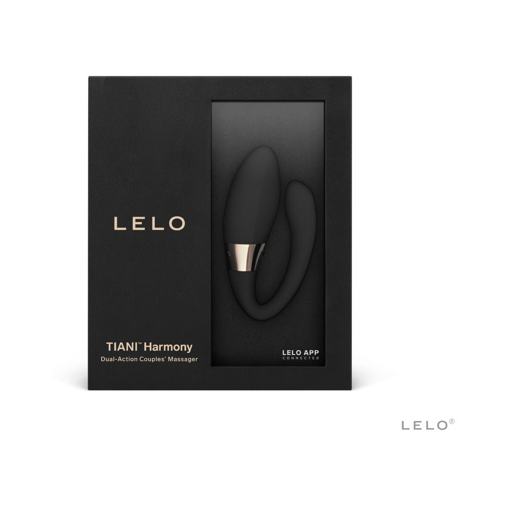 LELO TIANI Harmony Rechargeable Dual Stimulation Couples Vibrator Black - Fantasies Boutique