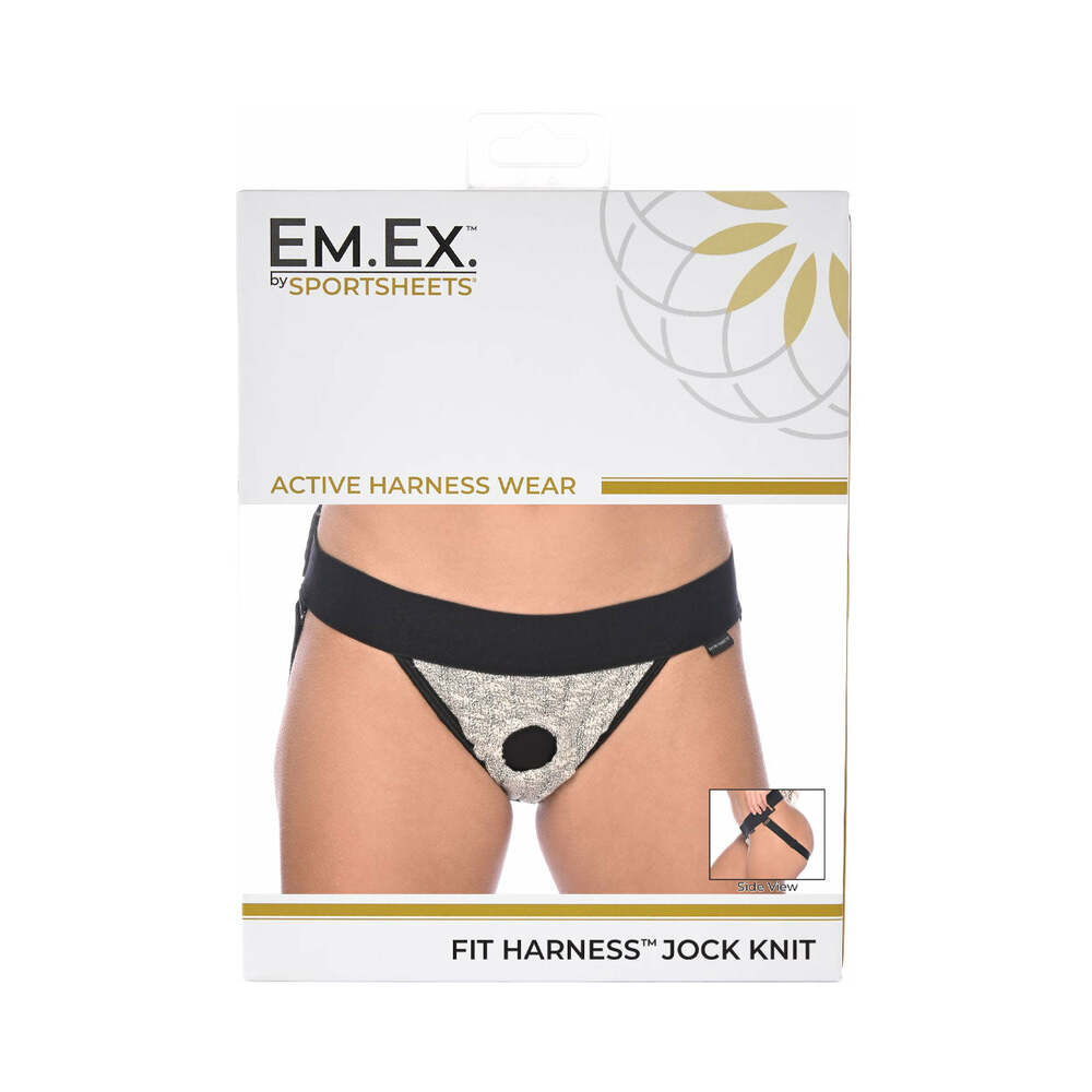 Sportsheets Em.Ex. Fit Harness Jock Knit Adjustable XL-3XL - Fantasies Boutique