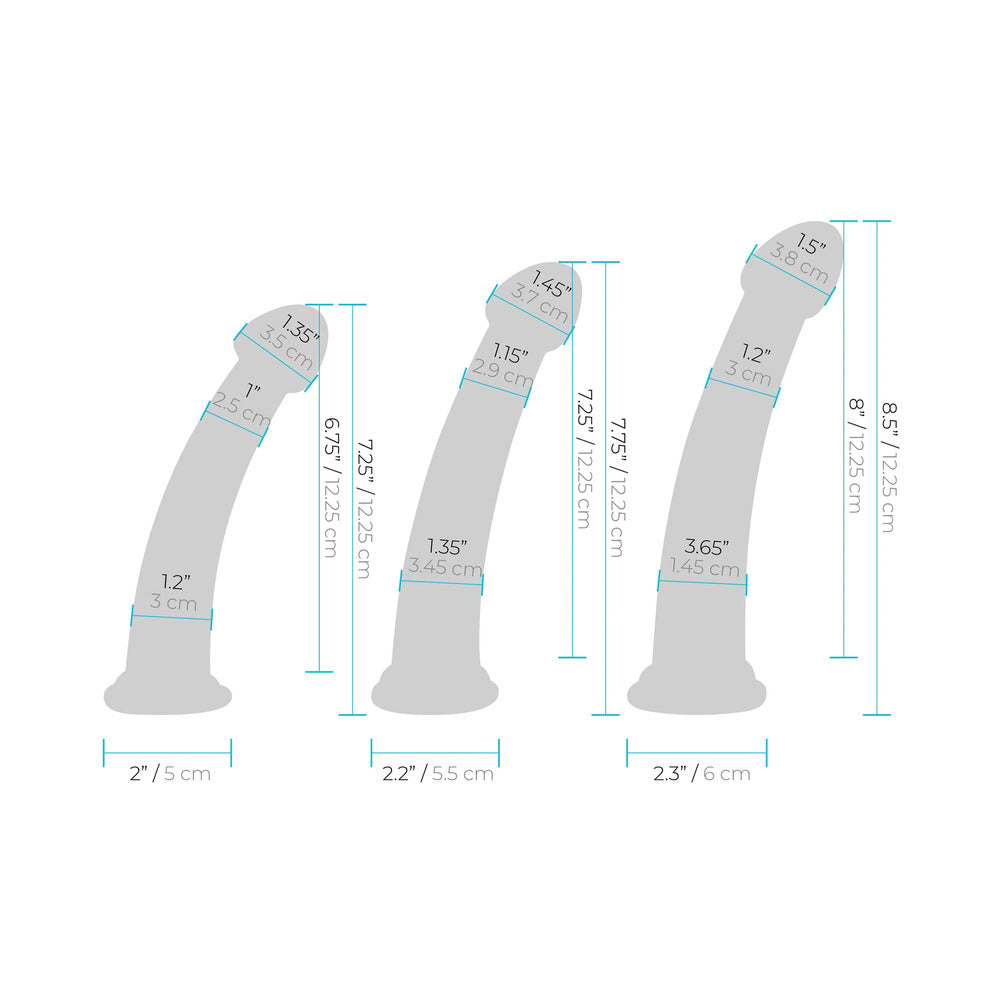 Lux Fetish Size Up 3-Piece Dildo & Harness Pegging Training Set - Fantasies Boutique