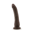 Dr. Skin Plus Realistic 9 in. Triple Density Posable Dildo Brown
