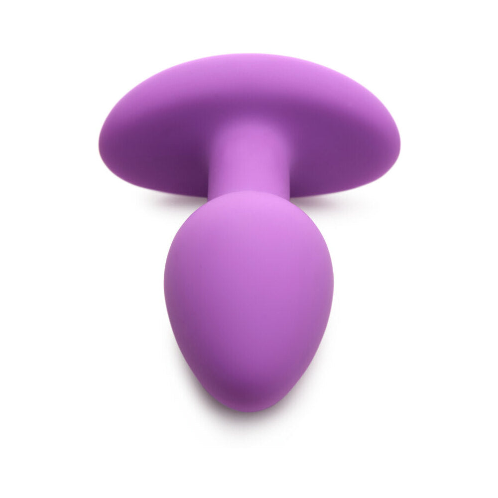 Curve Toys Gossip Pop Rocker Rechargeable Remote-Controlled Silicone Vibrating Anal Plug Violet - Fantasies Boutique