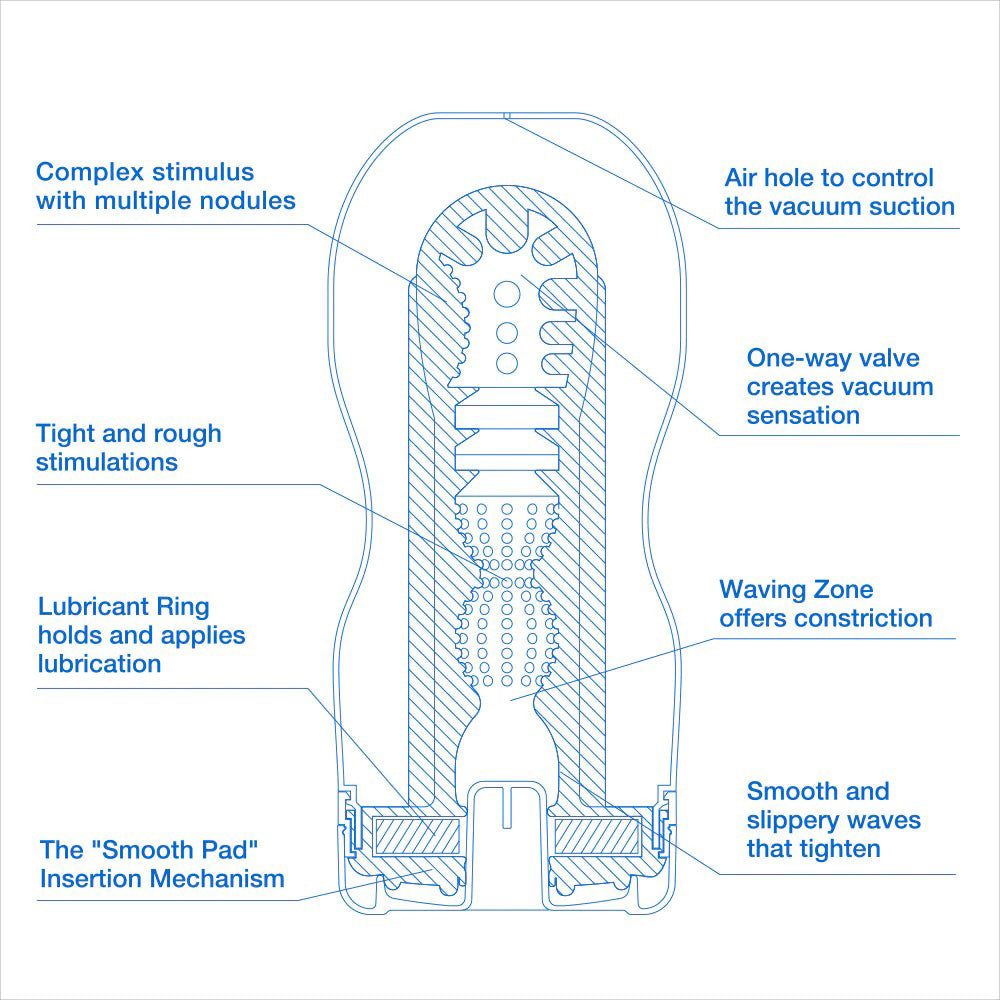 Tenga Original Vacuum Cup Cool Edition - Fantasies Boutique