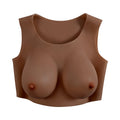 Gender X Undergarments Plate D-Cup Silicone Dark - Fantasies Boutique